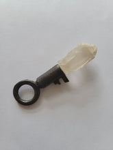 Load image into Gallery viewer, Antique Vintage Key with Dreamsicle Dreamcoat Lemurian Handmade OOAK
