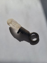 Load image into Gallery viewer, Antique Vintage Key with Dreamsicle Dreamcoat Lemurian Handmade OOAK
