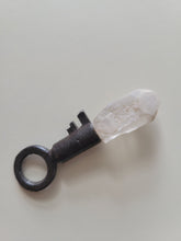 Load image into Gallery viewer, Antique Vintage Key with Dreamsicle Dreamcoat Lemurian Handmade OOAK
