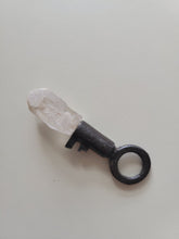 Load image into Gallery viewer, Antique Vintage Key with Dreamsicle Dreamcoat Lemurian Handmade OOAK
