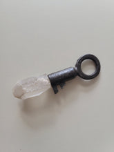 Load image into Gallery viewer, Antique Vintage Key with Dreamsicle Dreamcoat Lemurian Handmade OOAK
