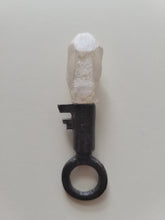 Load image into Gallery viewer, Antique Vintage Key with Dreamsicle Dreamcoat Lemurian Handmade OOAK
