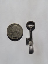 Load image into Gallery viewer, Antique Vintage Key with Phenacite Phenakite Handmade OOAK
