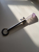 Load image into Gallery viewer, Large Antique Vintage Amethyst Crystal Wand Handmade OOAK
