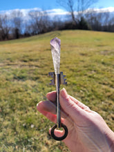 Load image into Gallery viewer, Large Antique Vintage Amethyst Crystal Wand Handmade OOAK
