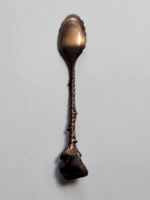 Load image into Gallery viewer, Vintage Style Spoon Topped with Fire Agate Handmade OOAK
