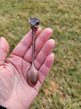 Load image into Gallery viewer, Vintage Style Spoon Topped with Fire Agate Handmade OOAK
