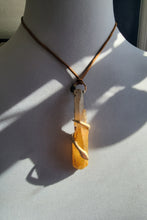 Load image into Gallery viewer, Limonite Quartz Wrapped with a Snake Handmade OOAK
