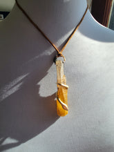 Load image into Gallery viewer, Limonite Quartz Wrapped with a Snake Handmade OOAK
