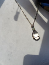 Load image into Gallery viewer, Clear Quartz Egg with Swirl and Aquamarine Flower Handmade OOAK
