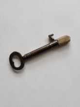 Load image into Gallery viewer, Antique Skeleton Key Wand with Natural Felddpar Handmade OOAK
