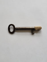 Load image into Gallery viewer, Antique Skeleton Key Wand with Natural Felddpar Handmade OOAK
