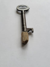 Load image into Gallery viewer, Antique Skeleton Key Wand with Natural Felddpar Handmade OOAK
