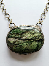 Load image into Gallery viewer, Large Serpentine Necklace Handmade OOAK
