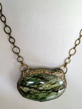 Load image into Gallery viewer, Large Serpentine Necklace Handmade OOAK
