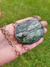 Load image into Gallery viewer, Large Serpentine Necklace Handmade OOAK
