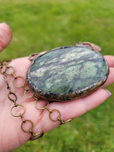 Load image into Gallery viewer, Large Serpentine Necklace Handmade OOAK
