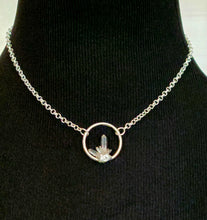 Load image into Gallery viewer, Mini Quartz Cluster Necklace Handmade  OOAK
