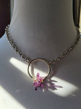 Load image into Gallery viewer, Mini Amethyst Cluster Necklace Handmade  OOAK
