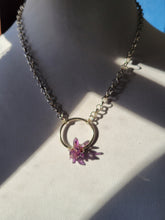 Load image into Gallery viewer, Mini Amethyst Cluster Necklace Handmade  OOAK
