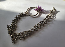 Load image into Gallery viewer, Mini Amethyst Cluster Necklace Handmade  OOAK
