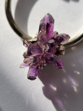 Load image into Gallery viewer, Mini Amethyst Cluster Necklace Handmade  OOAK
