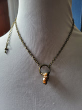 Load image into Gallery viewer, Mini Moroccan New Find Citrine Cluster Necklace Handmade  OOAK
