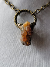 Load image into Gallery viewer, Mini Moroccan New Find Citrine Cluster Necklace Handmade  OOAK
