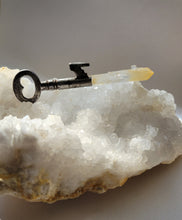 Load image into Gallery viewer, Mango Quartz Antique Vintage Skeleton Key Handmade OOAK
