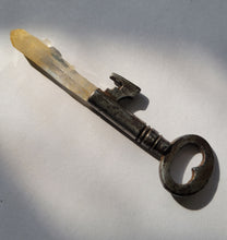 Load image into Gallery viewer, Mango Quartz Antique Vintage Skeleton Key Handmade OOAK
