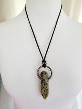 Load image into Gallery viewer, Reserved Blood Stone Skull and Green Grape Agate Handmade OOAK
