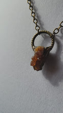 Load and play video in Gallery viewer, Mini Moroccan New Find Citrine Cluster Necklace Handmade  OOAK
