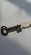 Load and play video in Gallery viewer, Mango Quartz Antique Vintage Skeleton Key Handmade OOAK
