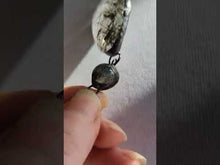 Load and play video in Gallery viewer, Large Rutile Quartz with Garden Quartz and Small Antique Key Handmade OOAK
